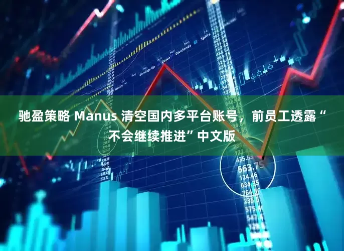 驰盈策略 Manus 清空国内多平台账号，前员工透露“不会继续推进”中文版