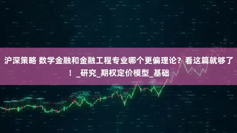 沪深策略 数学金融和金融工程专业哪个更偏理论？看这篇就够了！_研究_期权定价模型_基础